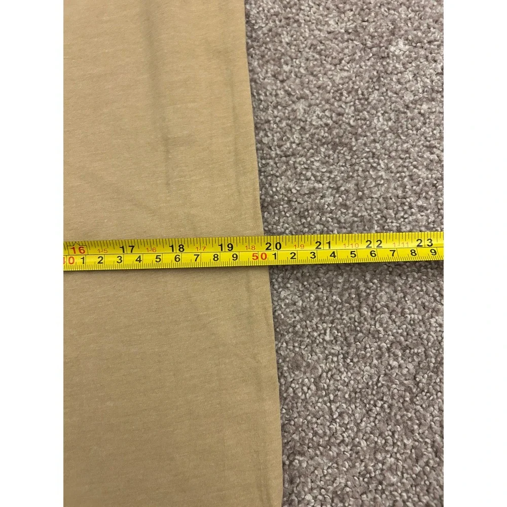 The North Face Graphic T-Shirt Mens Medium Tan Khaki Excellent Half Dome Logo